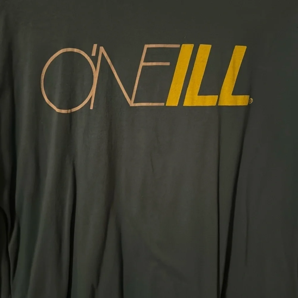 O'Neill Teal and Yellow Men's Short Sleeve Tee